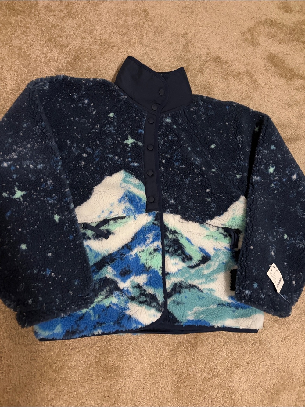 Free People Hit the slopes Starry skies midnight navy NWT
